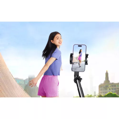 UGREEN 15062 selfie bot állvány Bluetooth távirányítóval (fekete-6941876210626 10 kép