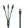Remax Kerolla 3in1 töltő kábel Micro USB/ Type-C/ Lightning kék-6954851293125 1 kép