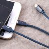 Remax Kerolla 3in1 töltő kábel Micro USB/ Type-C/ Lightning kék-6954851293125 4 kép