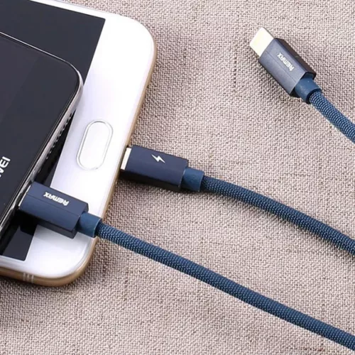 Remax Kerolla 3in1 töltő kábel Micro USB/ Type-C/ Lightning kék-6954851293125 4 kép