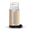 Remax Micro USB - Lightning adapter arany-6954851289814 1 kép