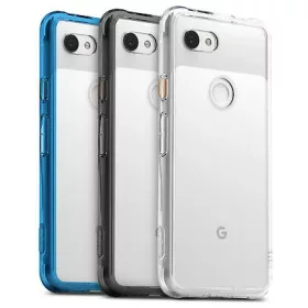 Pixel 3a XL tok Ringke Fusion Google Aqua blue színben-8809659046344 1 kép