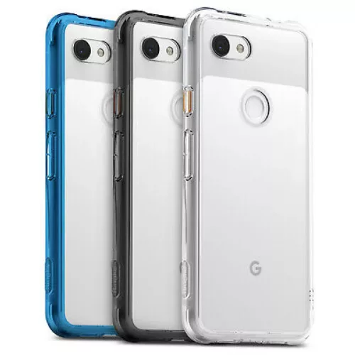 Pixel 3a XL tok Ringke Fusion Google Aqua blue színben-8809659046344 1 kép