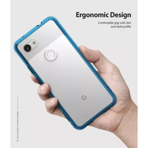 Pixel 3a XL tok Ringke Fusion Google Aqua blue színben-8809659046344 3 kép