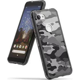 Google Pixel 3a XL tok Camo fekete színben Ringke Fusion-8809659046375 1 kép