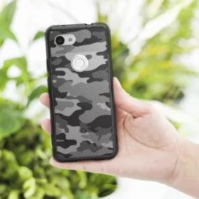 Google Pixel 3a XL tok Camo fekete színben Ringke Fusion-8809659046375 2 kép