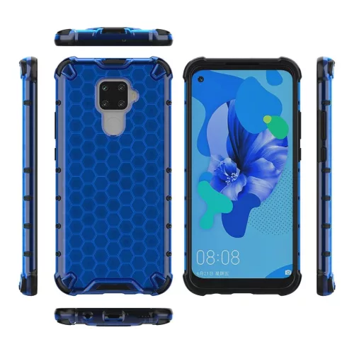 Honeycomb armor TPU tok Huawei Mate 30 Lite kék-7426825375261 6 kép
