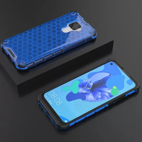 Honeycomb armor TPU tok Huawei Mate 30 Lite kék-7426825375261 7 kép