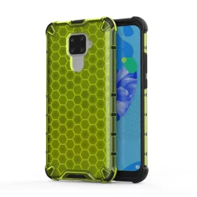 Honeycomb armor TPU tok Huawei Mate 30 Lite sárga-7426825375254 1 kép