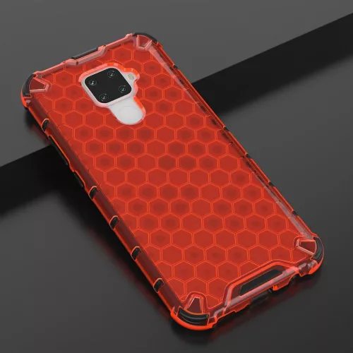Honeycomb armor TPU tok Huawei Mate 30 Lite piros-7426825375278 9 kép