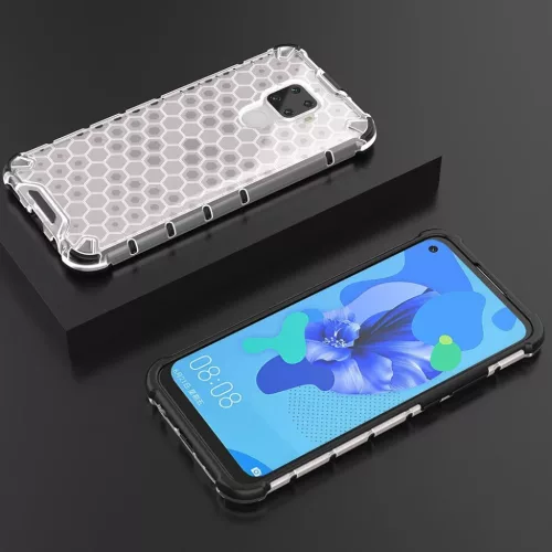 Honeycomb armor TPU tok Huawei Mate 30 Lite áttetsző-7426825375247 8 kép