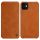Nillkin Qin bőr fliptok iPhone 11 Pro MAX barna-6902048184480 1 kép