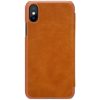 Nillkin Qin bőr fliptok iPhone 11 Pro MAX barna-6902048184480 4 kép