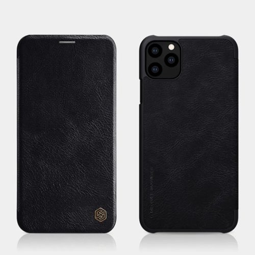 Nillkin Qin bőr fliptok iPhone 11 Pro MAX fekete-6902048184459 1 kép