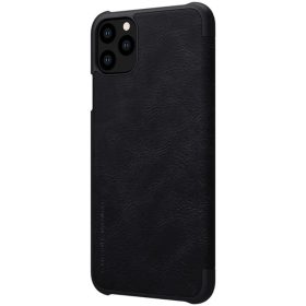 Nillkin Qin bőr fliptok iPhone 11 Pro MAX fekete-6902048184459 2 kép