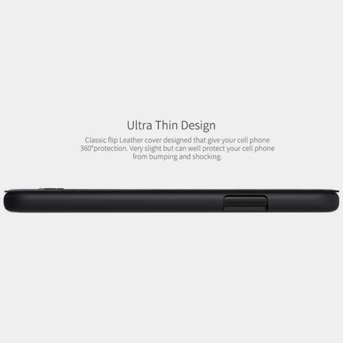Nillkin Qin bőr fliptok iPhone 11 Pro MAX fekete-6902048184459 5 kép