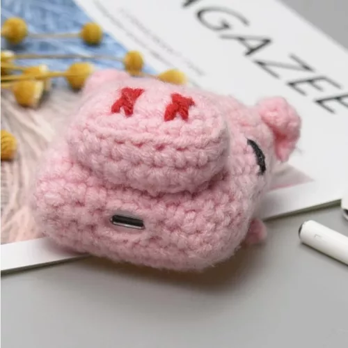 Airpods 1/2 ultravékony szilikon tok gyapjú gomba mintás burkolatta-7426825374523 6 kép