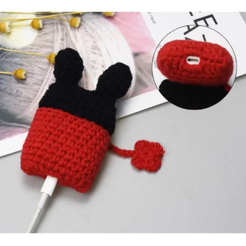 Airpods 1/2 ultravékony szilikon tok gyapjú csibe mintás burkolatta-7426825374561 5 kép