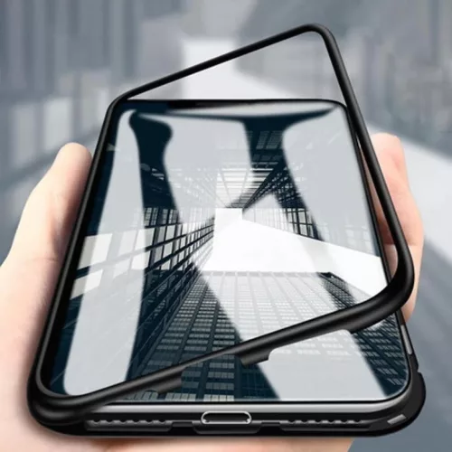 Wozinsky mágneses tok OnePlus 7 fekete/átlátszó-7426825372710 3 kép