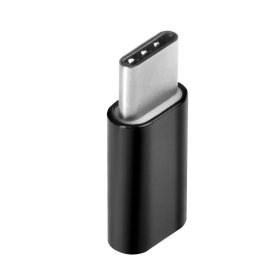 Micros USB - Type-C átalakító adapter fekete-5901737312075 2 kép