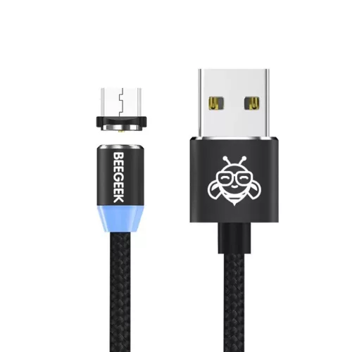 BeeGeek AUTM-1M USB/USB-C kábel 1m fekete USB - Type-C(USB-C) töltő-0000000009072 1 kép