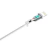 Dudao USB/ Lightning adat és töltőkábel 2.1A 2m fehér-6970379611494 3 kép