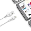 Dudao USB/ Lightning adat és töltőkábel 2.1A 2m fehér-6970379611494 8 kép