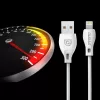 Dudao USB/ Lightning adat és töltőkábel 2.1A 2m fehér-6970379611494 10 kép