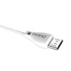 Dudao USB/ Micro USB adat és töltőkábel 2.4A 2m fehér-6970379611692 2 kép