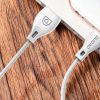 Dudao USB/ Micro USB adat és töltőkábel 2.4A 2m fehér-6970379611692 10 kép