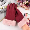 Univerzális érintőkijelző érzékeny téli kesztyű pink-7426825376015 4 kép