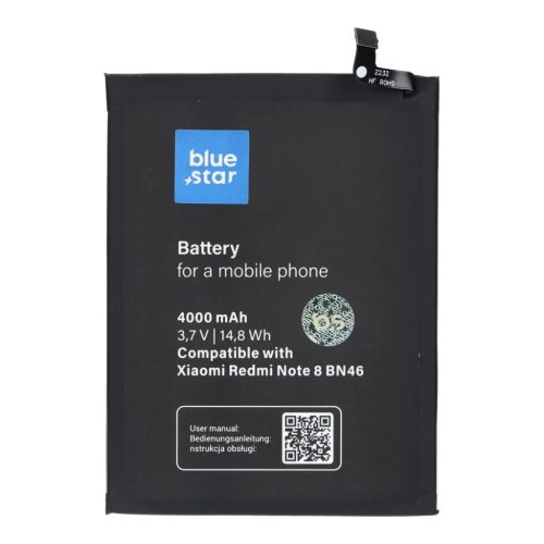 BLUE STAR akkumulátor XIAOMI REDMI NOTE 8 / NOTE 8T / REDMI 7 (BN46) -5903396130151 1 kép