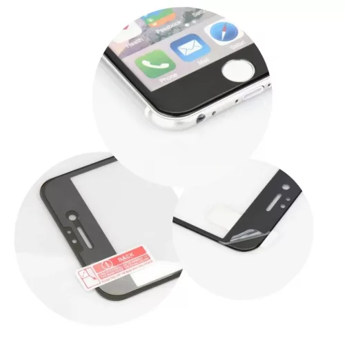 5D Teljes Ragasztós Edzett Üvegfólia - iPhone XR / 11 fekete-5901737923561 2 kép