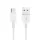USB A - Type C 2.0 kábel HD21 1 m fehér-5903396130175 1 kép