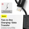 BASEUS USB A-Lightning kábel 2,4A Superior CALYS-C01 2 m fekete-6953156205451 7 kép