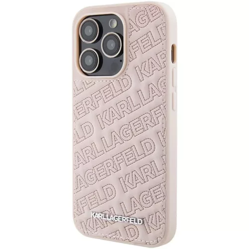  iPhone 15 Pro Max KARL LAGERFELD KLHCP15XPQKPMP Original faceplate to-3666339165185 2 kép