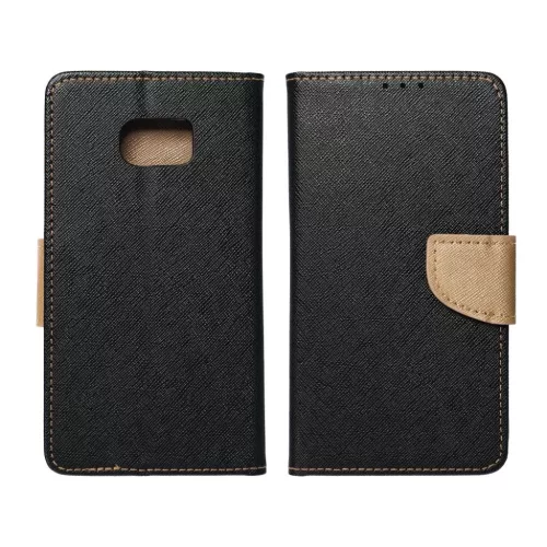 FANCY fliptok Samsung Galaxy A55 5G fekete / arany tok-5903396257094 4 kép