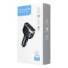 Autós töltő 2 x USB A + 2 x Type C PD QC3.0 6A 66W CC53-2A2C fekete-5903396227301 3 kép