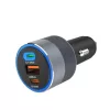 FORCELL F-ENERGY Alu autós töltő 2 x Type C + USB A PD QC4.0 SFC 2.-5903396275739 3 kép