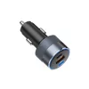 FORCELL F-ENERGY Alu autós töltő 2 x Type C + USB A PD QC4.0 SFC 2.-5903396275739 5 kép