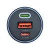 FORCELL F-ENERGY Alu autós töltő 2 x Type C + USB A PD QC4.0 SFC2.0-5903396275746 7 kép