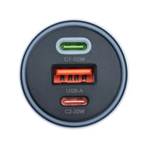 FORCELL F-ENERGY Alu autós töltő 2 x Type C + USB A PD QC4.0 SFC2.0-5903396275746 7 kép