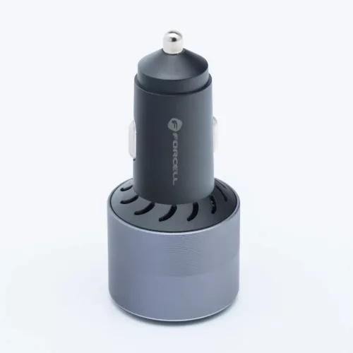 FORCELL F-ENERGY Alu autós töltő 2 x Type C + USB A PD QC4.0 SFC2.0-5903396275746 9 kép