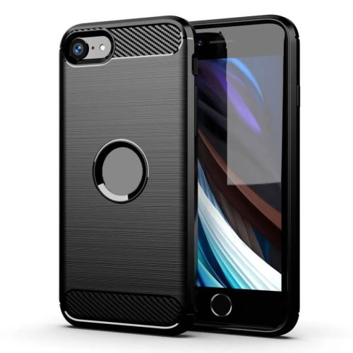 CARBON tok iPhone SE 2020 fekete-5903396058585 1 kép