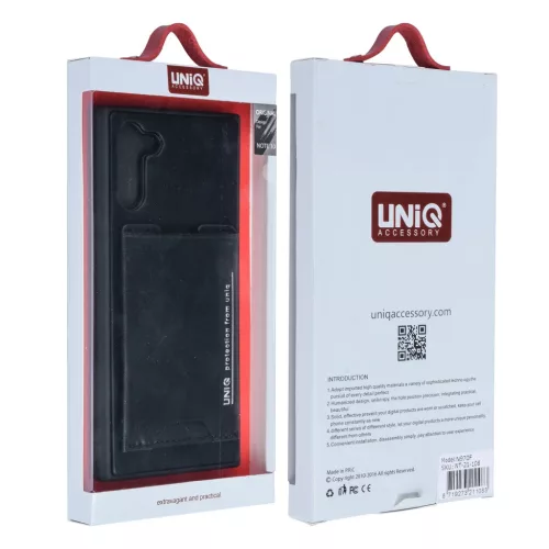 UNIQ Bruin tok kártyatartóval Samsung Note 10 fekete-8719273211083 6 kép