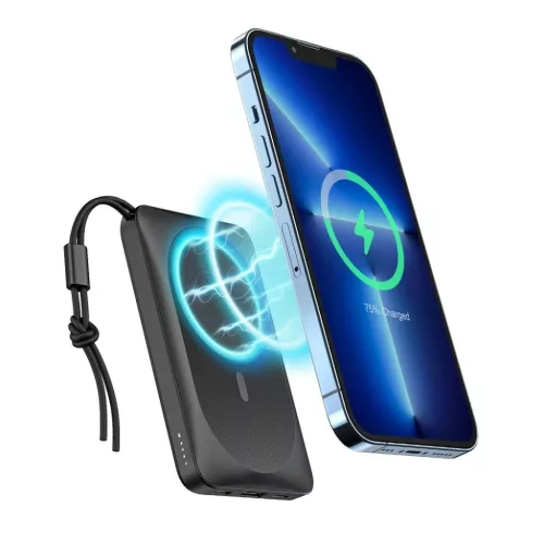 VEGER powerbank 10 000 mAh vezeték nélküli töltéssel MagSafe komp-6970453555225 2 kép