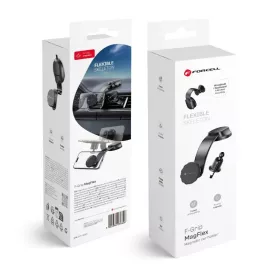   FORCELL F-Grip MagFlex mágneses autós telefontartó szélvédőhöz/középkonzolhoz/légbefúvóhoz fekete