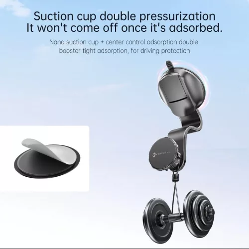 FORCELL F-Grip MagFlex mágneses autós telefontartó szélvédőhöz/-5903396236846 5 kép
