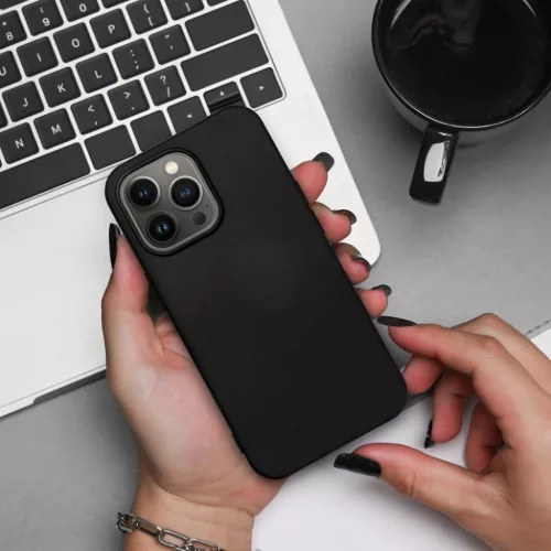 SILICONE tok IPHONE 16 fekete-5903396307263 5 kép