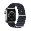DUX DUCIS OCEAN WAVE szilikonszíj Apple Watch 38 / 40 / 41 mm grafit-6934913033845 1 kép